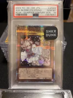 PSA 10 Ash Blossom 25th Secret Rare YuGiOh Haru Urara Quarter Century Card - Image 1