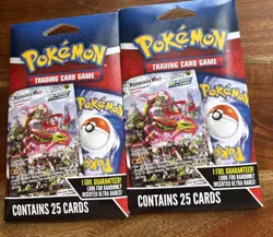 Pokemon TCG Mystery Pack w/ Foil Card MJ Holding Company 2024 Packs Lot Of 2 New - Image 2