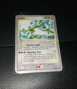 Pokemon 2006 World Championships Gold Star Latias Promo Card 105/107 Damaged - Image 1