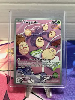 Pokemon TCG Exeggcute 192/191 Surging Sparks Illustration Rare Card NM Condition - Image 1