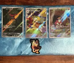 LP/NM Japanese Pokemon TCG Cards, AR 3 Card Lot #9 - Image 1