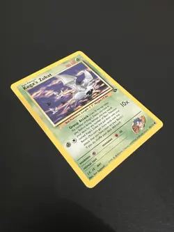 Koga’s Zubat 83-132 Gym Challenge Unlimited 2000 Pokemon Card Common NM - Image 4