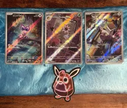 LP/NM Japanese Pokemon TCG Cards, AR 3 Card Lot #7 - Image 1