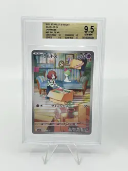 BGS 9.5 Pokemon Card Japanese Ralts #083 Kirlia #084 Art Rare 2 Card Set AR - Image 2