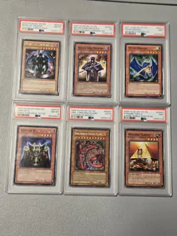 Vintage Yu-Gi-Oh! Psa Graded Card Lot Of 6 Cards 1996 1st Edition Cards Cheap! - Image 2