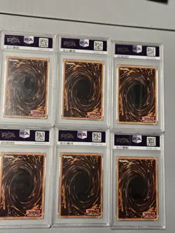 Vintage Yu-Gi-Oh! Psa Graded Card Lot Of 6 Cards 1996 1st Edition Cards Cheap! - Image 3