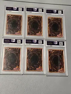 Vintage Yu-Gi-Oh! Psa Graded Card Lot Of 6 Cards 1996 1st Edition Cards Cheap! - Image 4