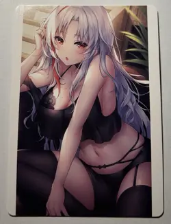 SEXY HEROINE WAIFU Tallin AZUR LANE ACG PREMIUM TRIM HOLOFOIL CARD NM - Image 2