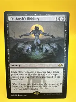 x1 Patriarch's Bidding | Modern Horizons 2 | NM | Magic MTG [freshpullsco] - Image 1
