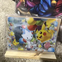 Pikachu Togetic Pokemon Center Japan Clear Card 20th Anniversary US Seller - Image 1