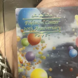 Pikachu Togetic Pokemon Center Japan Clear Card 20th Anniversary US Seller - Image 3