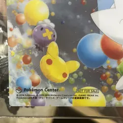 Pikachu Togetic Pokemon Center Japan Clear Card 20th Anniversary US Seller - Image 4