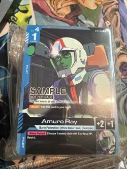Gundam Card Game Demo Deck SET (Char Aznable + Amuro Ray) SEALED ENGLISH - Image 1
