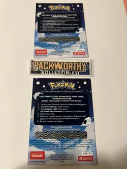 2x GameStop Scarlet & Violet Shiny Koraidon/Miraidon Promo Card NEW UNSCRATCHED - Image 2