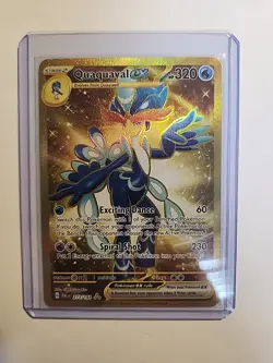 Quaquaval EX 273/193 Sv02 Paldea Evolved Gold Hyper Rare Card - Image 1