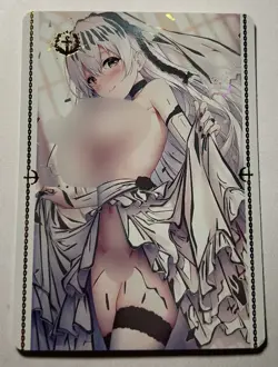 SEXY HEROINE WAIFU Hermione AZUR LANE ACG PREMIUM TRIM HOLOFOIL CARD NM - Image 1