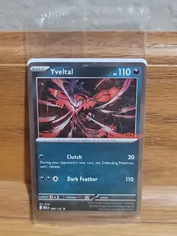 NEW RARE Yveltal GameStop Mega Evolution Promo Card [Sealed] - Image 1