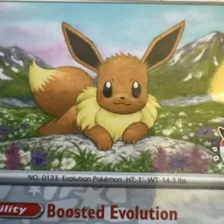 Eevee Prismatic Evolutions 074/131 Holo Pokemon Day 2025 Stamped Promo Card - Image 3