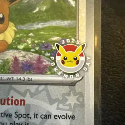 Eevee Prismatic Evolutions 074/131 Holo Pokemon Day 2025 Stamped Promo Card - Image 4