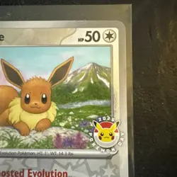 Eevee Prismatic Evolutions 074/131 Holo Pokemon Day 2025 Stamped Promo Card - Image 5