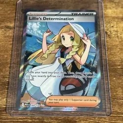 Pokemon TCG Mega Evolution Lillie’s Determination Full Art Trainer Card 169/132 - Image 1