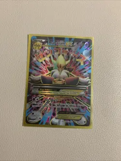 Pokemon TCG Mega-Alakazam-EX Fates Collide Holo Card 118/124 Full Art Ultra Rare - Image 1
