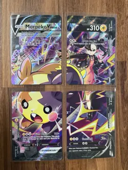 Morpeko V-Union : Sword & Shield Promo Cards Holo SET NM - Image 1