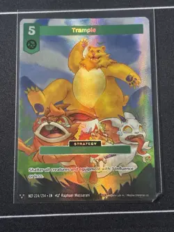 Trample Alt Art Metazoo 2025 Base Set MZ1 224/214 Alternate Art 3 Star Card - Image 1