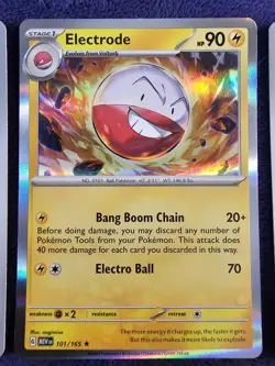 Voltorb & Electrode Reverse Holos/Holo 3x Pokemon Card Lot Near Mint - Image 3