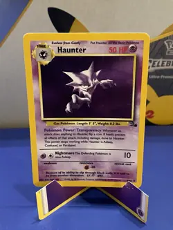 Haunter 6/62 Fossil Set Rare Holo WOTC Pokemon Card - Vintage - Image 1