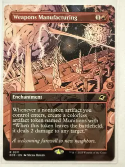 Weapons Manufacturing (Borderless)- Edge of Eternities-(Non-Foil)(NM) 0311 - Image 1