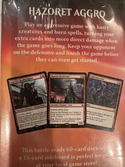 Magic The Gathering Hazoret Aggro Challenger Deck Sealed MTG 2018 Ready Play - Image 5
