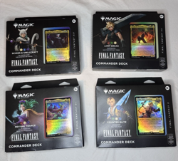 *NEW & Sealed* FINAL FANTASY Commander Deck (Set of All 4 Decks) Magic MTG - Image 1