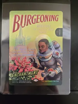 FOIL Burgeoning Showcase EOE Special Guests NM MtG Full Art Borderless Magic - Image 1