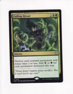 MAGIC THE GATHERING MTG COMMANDER: DUSKMOURN CULLING RITUAL - Image 1