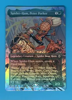 Spider-Ham, Peter Porker (Borderless) Marvel's Spider-Man Foil - Image 1