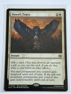 Dawns Truce 9 MTG Bloomburrow 2024 Mint - 9.0 + Non Foil Rare - Image 2