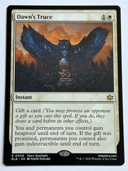Dawns Truce 9 MTG Bloomburrow 2024 Mint - 9.0 + Non Foil Rare - Image 4