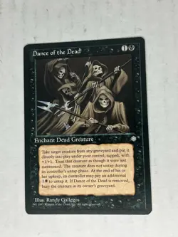 1995 Magic The Gathering Ice Age Dance of the Dead X 4 - Light Play - Image 2