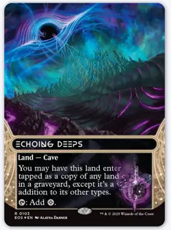Echoing Deeps (0103) (Borderless) (Galaxy Foil) - Edge of Eternities: EOS - Image 1