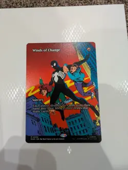 🔮 MTG: Winds of Change Borderless - Marvel: Spider-Man -Ships Immediately - Image 1