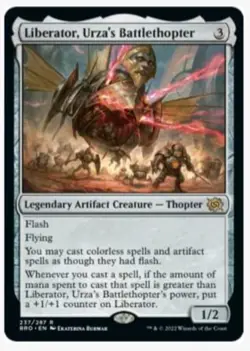 Liberator, Urza's Battlethopter 237/287 MTG The Brother's War NM - Image 1