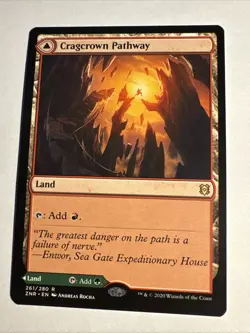 Cragcrown Pathway Zendikar Rising Regular - Image 1