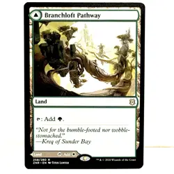 MTG Branchloft Pathway Boulderloft Pathway Zendikar Rising 258/280 Regular NM - Image 1