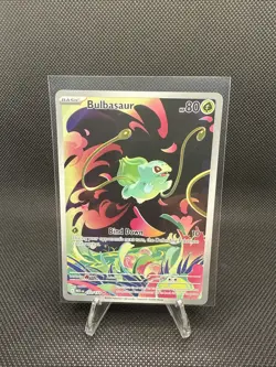Pokemon Bulbasaur IR Mega Evolution 133/132 In Hand English - NM- Pack Fresh - Image 1
