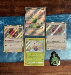 Pokemon TCG 4 Card Lot- Paldean Fates Shining Fates Shiny/Baby Shinies #1 - Image 1