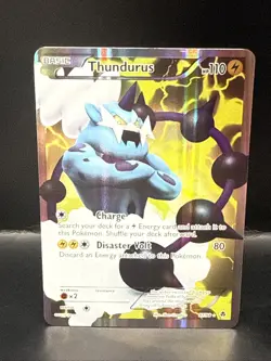 Pokemon Thundurus (97 Full Art) 97/98 Emerging Powers Holo A - Image 2