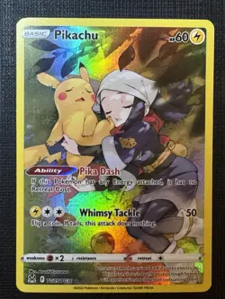 Pokemon TCG Pikachu TG05/TG30 Holo Rare Lost Origin Trainer Gallery NM Condition - Image 1