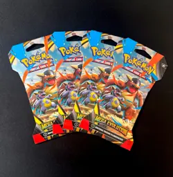 (LOT OF 4) Pokemon TCG Mega Evolution Each Art Set Sleeved Booster Packs NEW! - Image 1