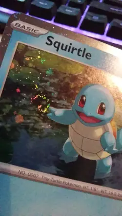 Pokemon TCG Squirtle 048 Holo HD Swirl 151 Cosmos Holo Black Star Promo - Image 3